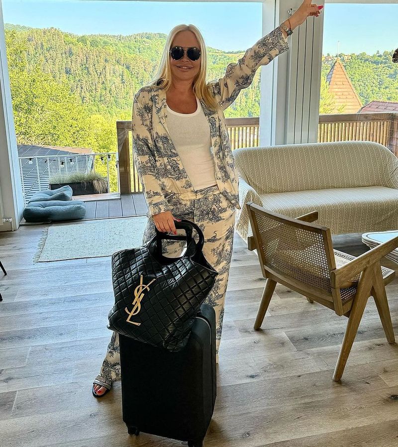 Vica Blochina, în timpul celei mai recente vacanțe vica blochina