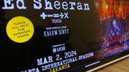 Ed Sheeran afiș turneu