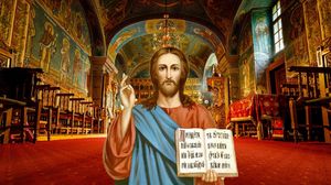 colaj, iisus, biserica
