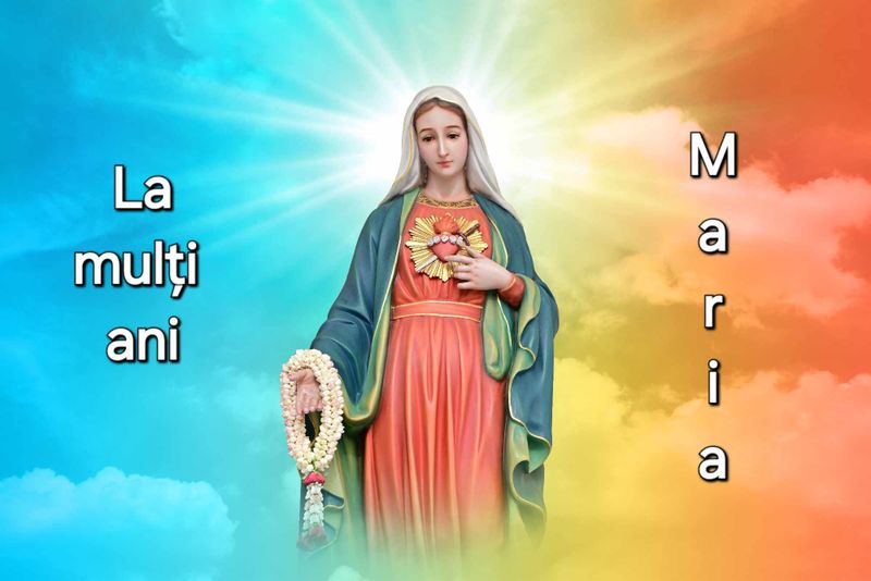 Felicitare de Sfânta Maria