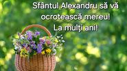 Felicitări de Sfântul Alexandru