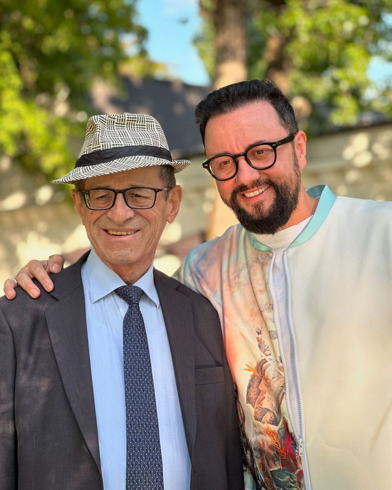 Cătălin Măruță și regretatul lui tată, Constantin Măruță catalin maruta tata
