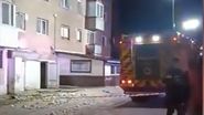 Explozie într-un bloc din Vulcan