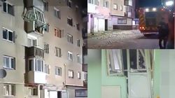 O joacă transformată în tragedie! Locuitorul unui bloc din Vulcan a provocat o explozie puternică, urmată de un incendiu