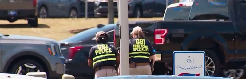 Imagine de la locul atacului armat din SUA