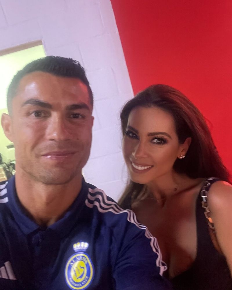 Iuliana Luciu și Cristiano Ronaldo