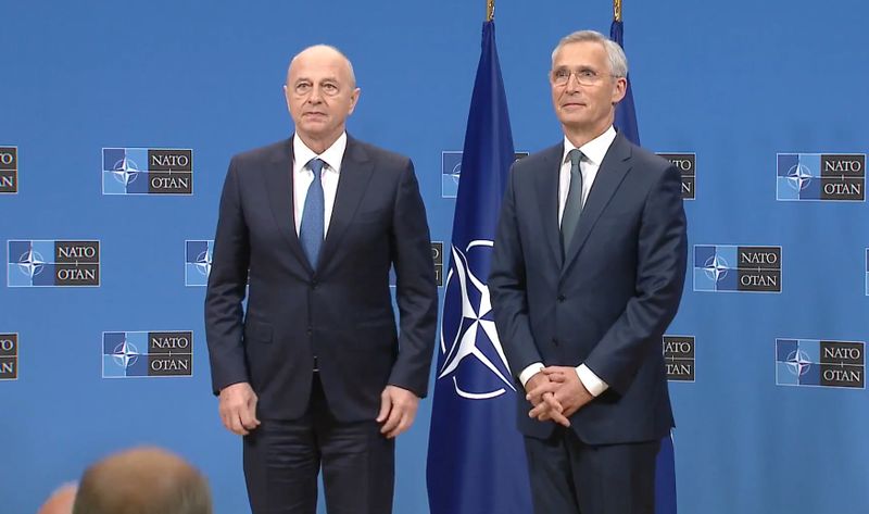 Mircea Geoană și Jens Stoltenberg