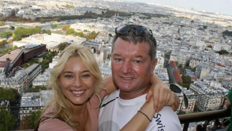 Laura Cosoi și tatăl său