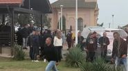 Imagini de la înmormântarea Denisei