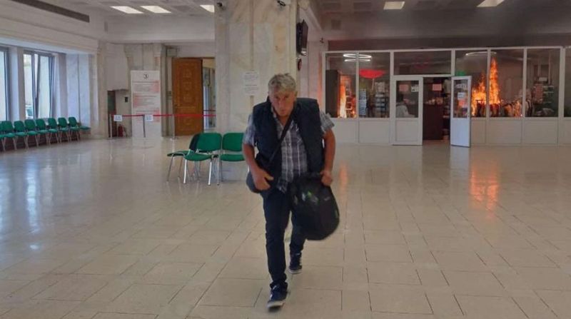 Bărbatul care ar fi pornit incendiul de la Palatul Parlamentului barbat incendiu parlament