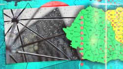 România, sub cod galben de ploi torențiale. Meteorologii au publicat harta județelor vizate