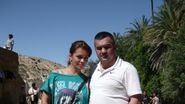 Leonard Doroftei și soția sa, Monica