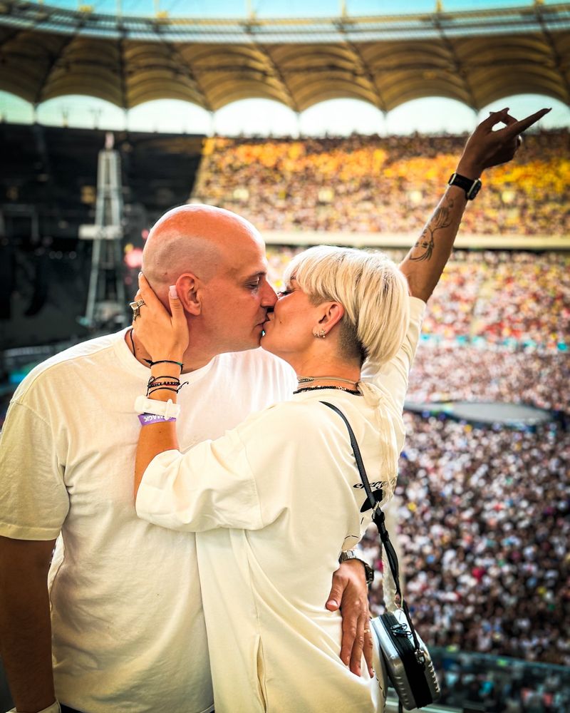 Giulia și soțul ei, Vlad Huidu
