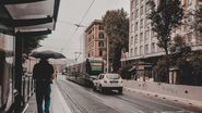 tramvaie in oras