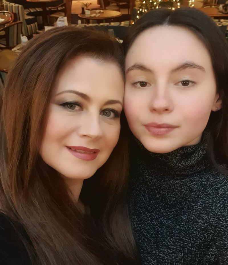 Corina Dănilă fiică Rianna