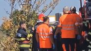 Imagini de la locul accidentului