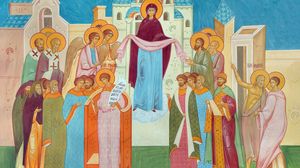 Icoana Acoperământului Maicii Domnului  Icoana Acoperământului Maicii Domnului