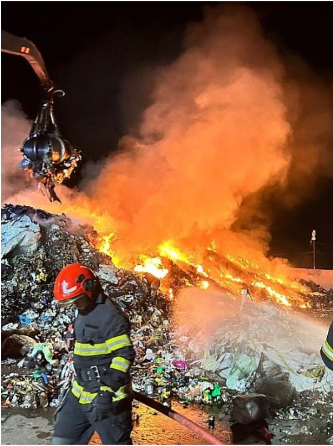Incendiu la un depozit din Vrancea