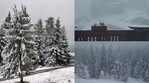 Prima ninsoare în zonele montane