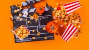 popcorn, dovleci, halloween