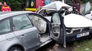Imagini de la locul accidentului din Mureș
