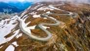 transalpina, zapada, vedere de sus