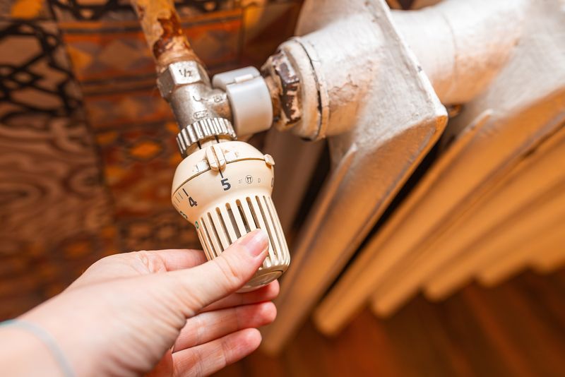 calorifer, mana, termostat, robinet