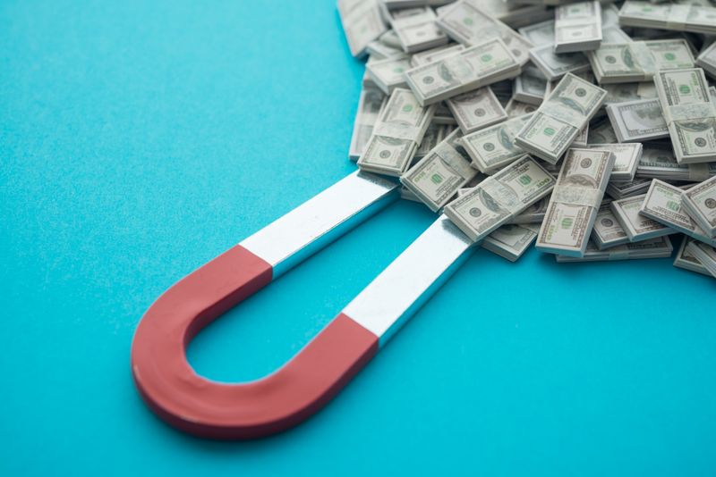 Magnet de bani Magnet de bani