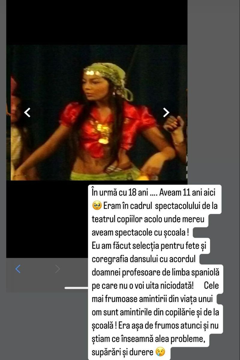 Alina Marymar în copilărie