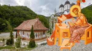 sfantul luca, manastire, colaj