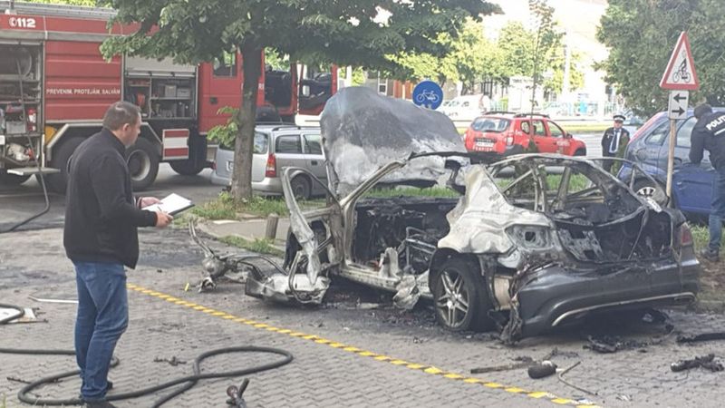 Imagini de la locul în care și-a pierdut viața afaceristul Ioan Crișan