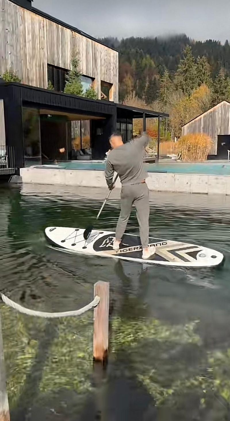 Culiță Sterp, &icirc;n timpul vacanței din Austria