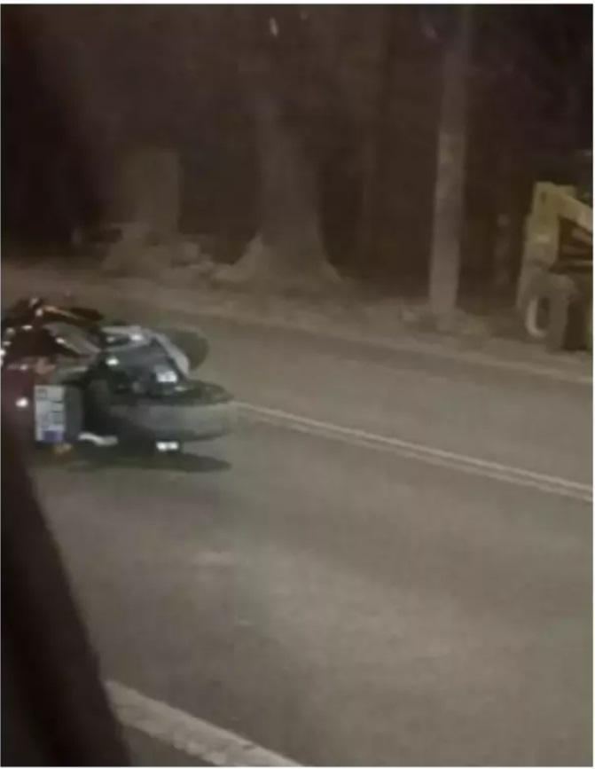 Imagini de la locul accidentului 