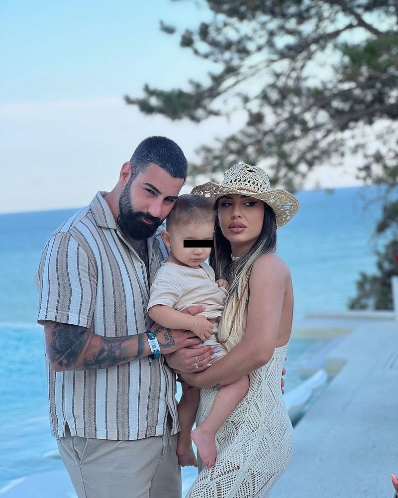 Marinela Mavrodin și Robert Urucu fiu Mathias