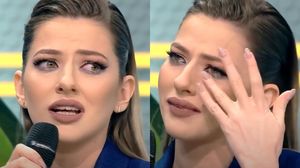 Lidia Buble, în lacrimi