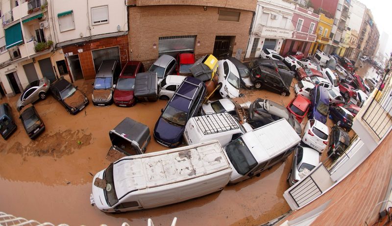 Inundațiile din Valencia au făcut prăpăd
