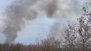 Incendiu de proporții în Delta Neajlovului