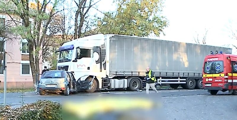 Accident rutier în Mureș