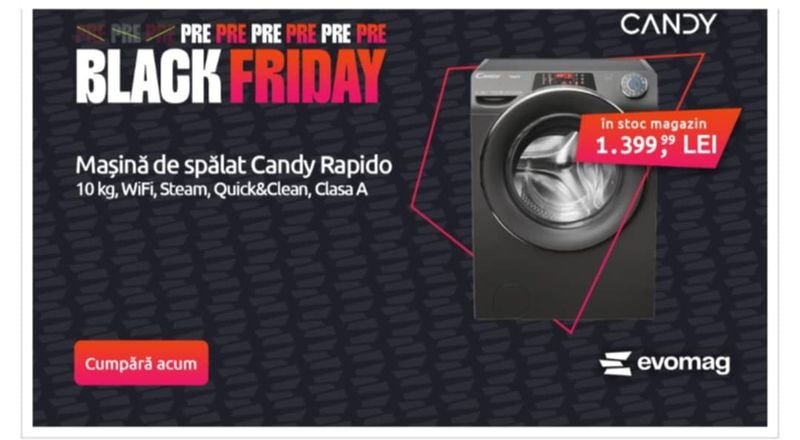Reduceri la Evomag de Black Friday 2024