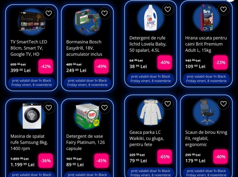 Reduceri la Emag de Black Friday 2024