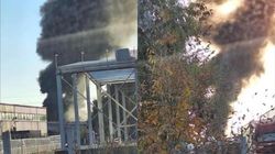 Incendiu de proporții la un depozit din Voluntari! Stive de materiale textile au fost curprinse de flăcări. Autoritățile au transmis și un mesaj RO-Alert