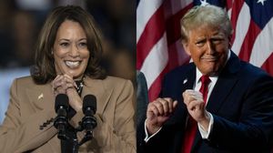 Donald Trump și Kamala Harris