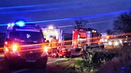 Imagini de la locul accidentului