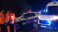 Imagini de la locul accidentului