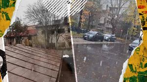 Iarna a venit mai repede în București! Nici meteorologii nu se așteptau să ningă marți în Capitală! Cum va fi vremea zilele următoare și care sunt zonele afectate de ninsori