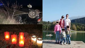 Daniel, împreună cu soția și copiii săi