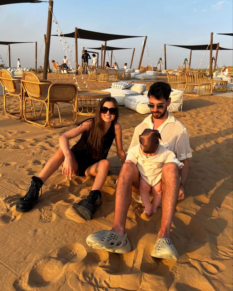 Theo Rose și Anghel Damian băiețel Sasha