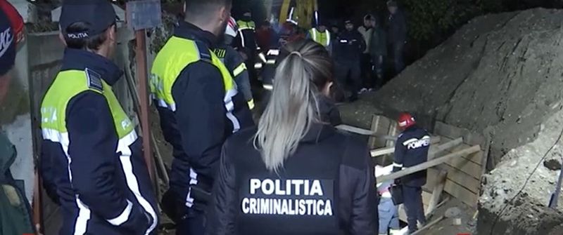 Imagine din timpul tragediei din Săpoca Tragedie Săpoca