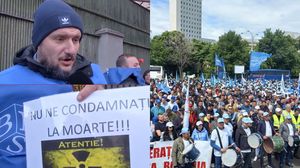 Protest al sindicaliștilor din Energie  Protest al sindicaliștilor din Energie