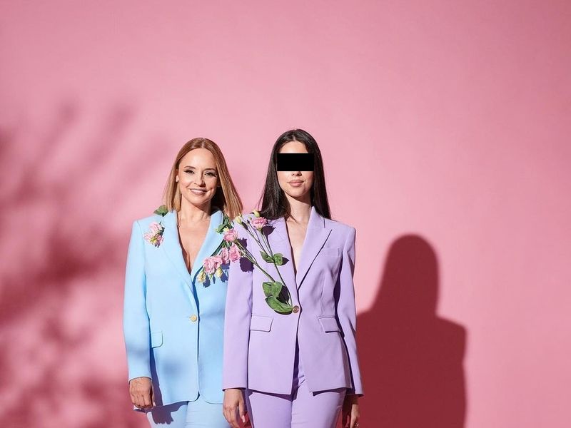 Andreea Marin și fiica sa, Violeta